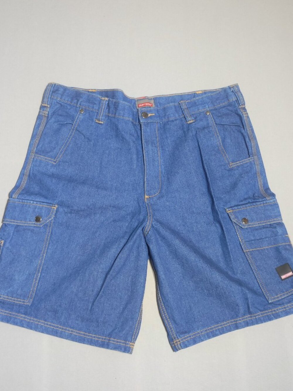 Craftsman Carpenter Jean Short men's size 40 denim blue colour